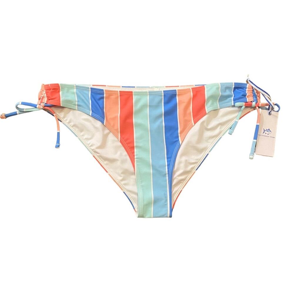NWT Southern Tide XL Bikini Bottom Flamingo Pink Pattern Coastal Contemporary